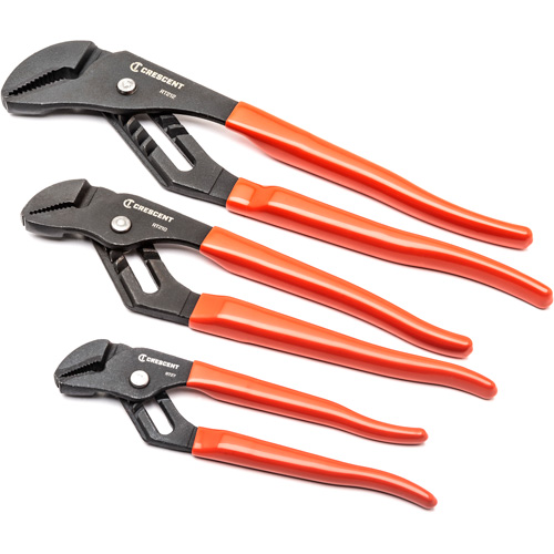 Straight Jaw Dipped Handle Tongue & Groove Plier Set, 3 Pieces CSL Industriel Inc.