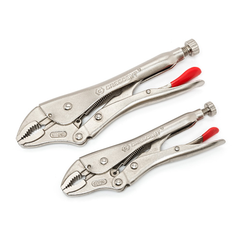 Curved Jaw Locking Pliers with Wire Cutter Set, 2 Pieces CSL Industriel Inc.
