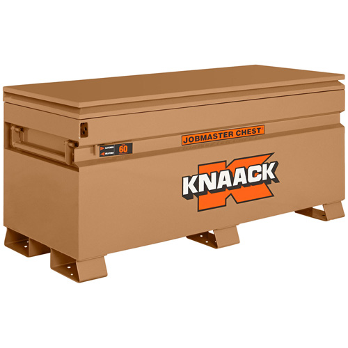 Coffre de chantier mod&egrave;le 60 avec cadenas, 60" x 24" x 28-1/2", Acier, Havane CSL Industriel Inc.