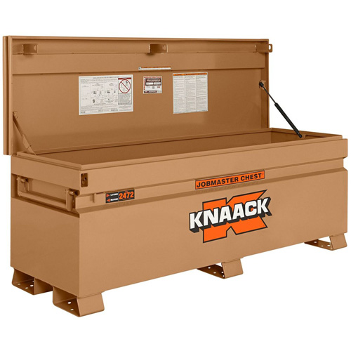 Coffre de chantier mod&egrave;le 2472 avec cadenas, 72" x 24" x 28-1/4", Acier, Havane CSL Industriel Inc.
