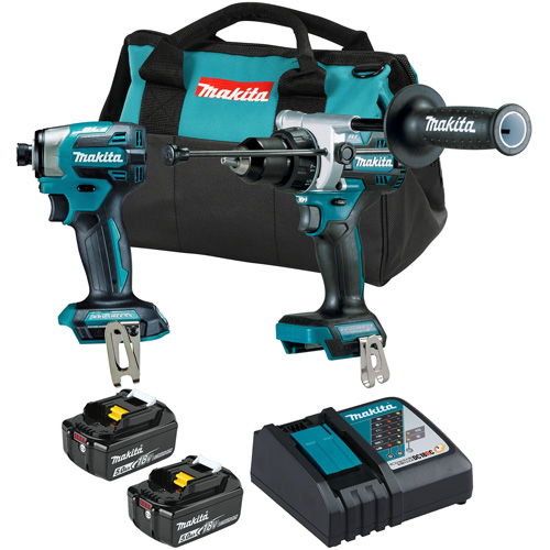 LXT Brushless Cordless Impact Driver & Hammer Drill/Driver Combo Kit, 18 V CSL Industriel Inc.