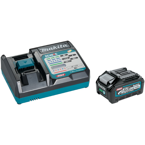 Trousse de d&eacute;marrage avec chargeur rapide et batterie 4,0Ah 40Vmax XGT, 40 V, Lithium-ion CSL Industriel Inc.