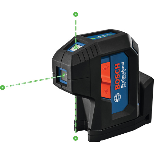 Laser dalignement autonivelant &agrave; faisceau vert &agrave; trois points CSL Industriel Inc.