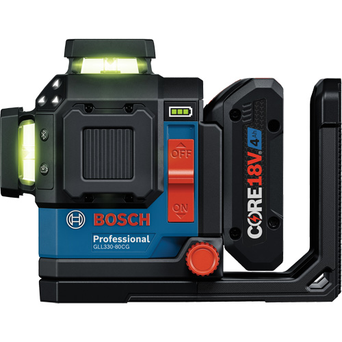 Laser dalignement/nivellement 360 connect&eacute; &agrave; faisceau vert &agrave; trois points CSL Industriel Inc.