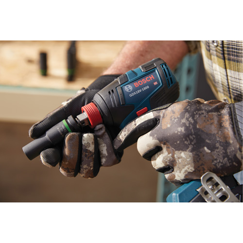 Ensemble visseuse/cl&eacute; &agrave; chocs 2-en-1 pour embouts et douilles, 1/2", 1800 lb-po Couple max., 18 V, Lithium-ion CSL Industriel Inc.