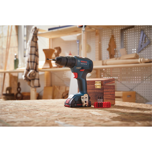 Trousse de perceuse-visseuse &agrave; percussion sans balais EC, 1/2", Mandrin 1/2", 18 V CSL Industriel Inc.