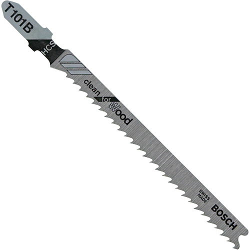 Jigsaw Blade, Carbon Steel, T-Shank, 4" L, 10 TPI CSL Industriel Inc.