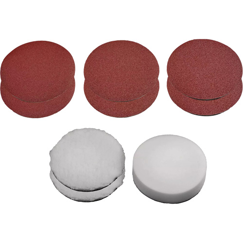 9-Piece Polishing & Sanding Kit, 7" Dia. CSL Industriel Inc.