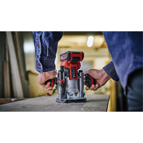 Toupie compacte avec base fixe et plongeante professionnelle sans fil (outil seulement) CSL Industriel Inc.