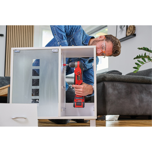 Perceuse-visseuse angulaire sans fil (outil seulement), 18 V, Mandrin 3/8", Lithium-ion CSL Industriel Inc.