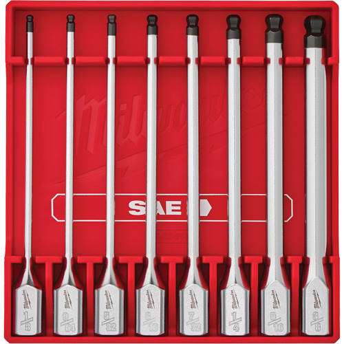 Jeu de douilles longues &agrave; embouts SAE, Sph&egrave;re hexagonale, Prise 3/8", 8 mr CSL Industriel Inc.