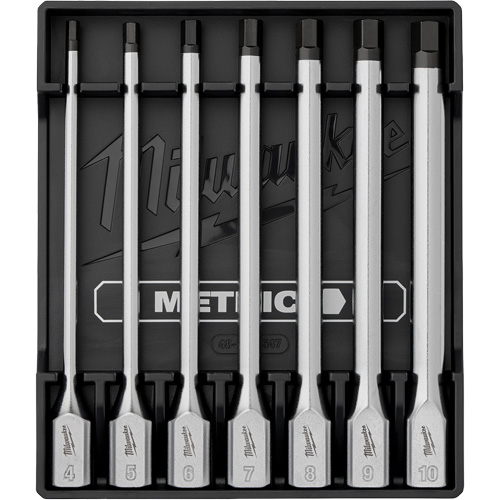 Long Metric Bit Socket Set, Hex, 3/8" Drive, 7 Pcs CSL Industriel Inc.