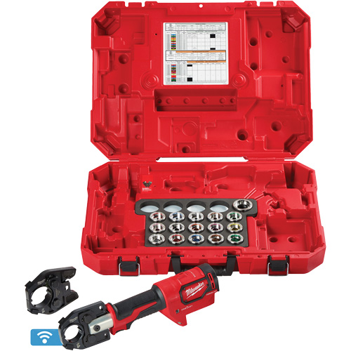 Sertisseuse M18 FORCE LOGIC 600 MCM Cu avec matrices et m&acirc;choire &eacute;tendue 750 MCM CSL Industriel Inc.