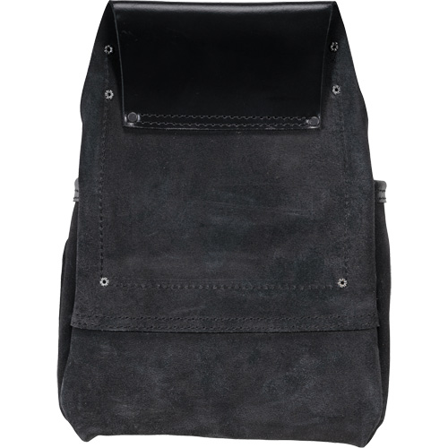 Phantom Collection Heavy-Duty Nail & Tool Bag, Leather, 10 Pockets, Black CSL Industriel Inc.