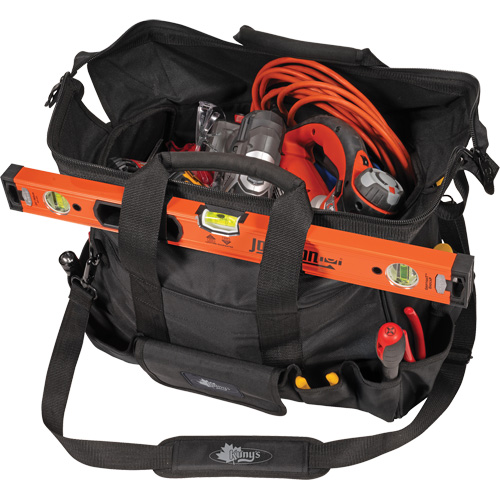 Phantom Collection 18" Contractor's Tool Bag, Ballistic Polyester, 25 Pockets, Black CSL Industriel Inc.