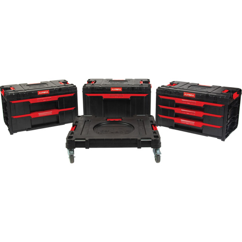 4-Piece Arx&reg; Dolly with Swivel Casters Set, 23-1/10" x 15" x 22-1/2", Black CSL Industriel Inc.
