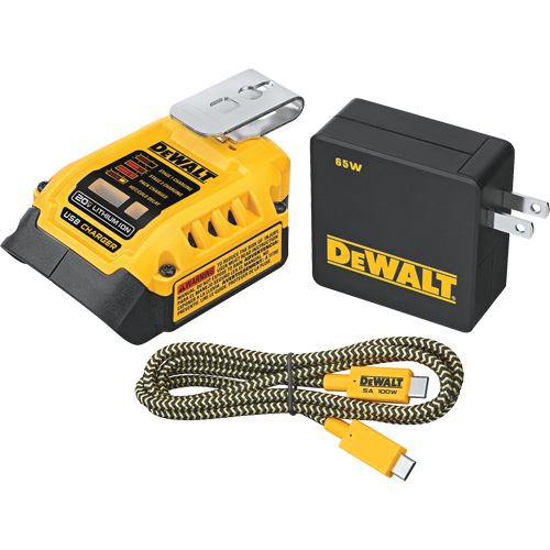 MAX*/FLEXVOLT &reg; 5 Amp USB Charging Kit, 20 V, Lithium-Ion CSL Industriel Inc.