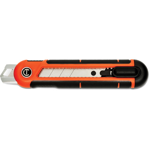 25mm Snap Off Blade Retractable Knife, Steel, Plastic Handle CSL Industriel Inc.