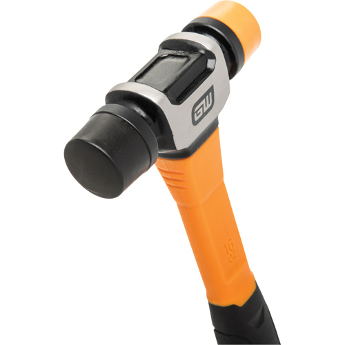 Soft Face Hammer, 16 oz. Head Weight, Plain Face, Solid Steel Handle, 12-1/4" L CSL Industriel Inc.