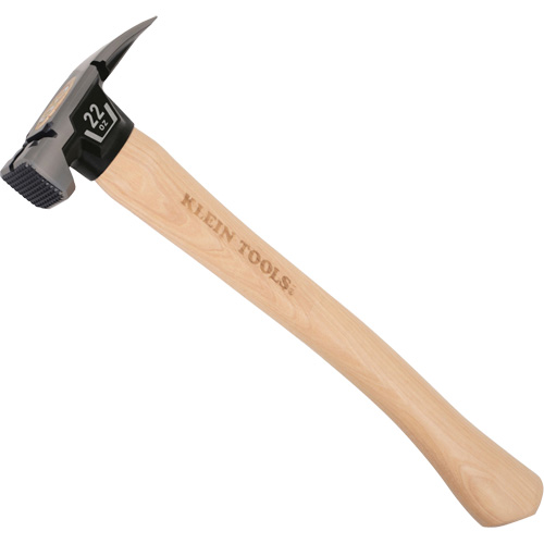 Milled Face Straight Claw Hammer, 22 oz., Wood Handle, 16-1/10" L CSL Industriel Inc.
