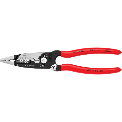 Pince &agrave; d&eacute;nuder forg&eacute;e, 8" lo, 10 - 20 AWG CSL Industriel Inc.