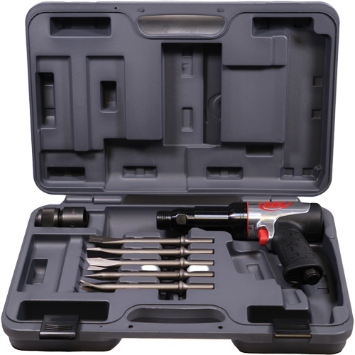 Marteau pneumatique robuste avec burins, 21,8 pi³/min, 1/4" NPT, 2600 coups/min, 3/4" x 3-3/4" (19,05 mm x 95,25 mm) CSL Industriel Inc.
