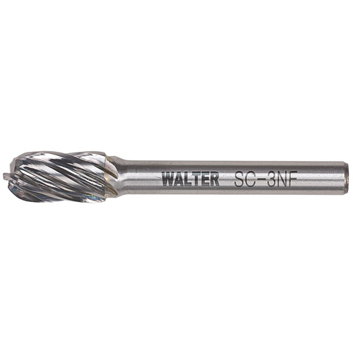 Fraise double au carbure avec tige cylindrique &agrave; pointe ronde, 1/2" dia., 1" profondeur de la coupe CSL Industriel Inc.