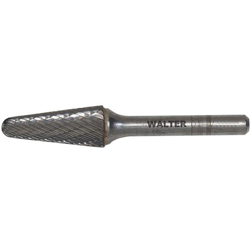 Double Cut Cone Carbide Burr, 1/2" Dia., 1/4" Shank, 1-1/8" Depth of Cut CSL Industriel Inc.