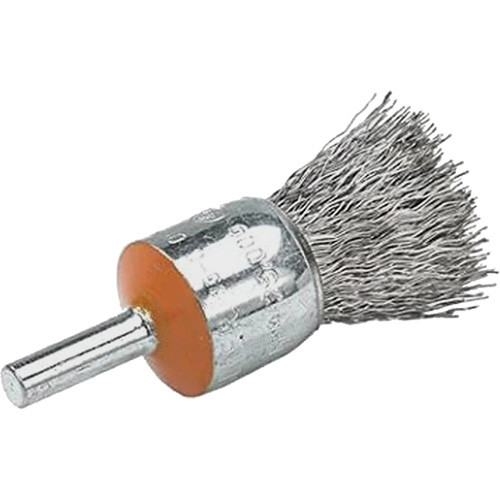 Brosses mont&eacute;es &agrave; fils cr&ecirc;p&eacute;s, 1/2", Fils 0,02", Tige 1/4" CSL Industriel Inc.