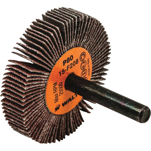 Flap Wheels-Coolcut Flap Wheels, Aluminum Oxide, 80 Grit, 2" x 3/8" x 1/4" CSL Industriel Inc.