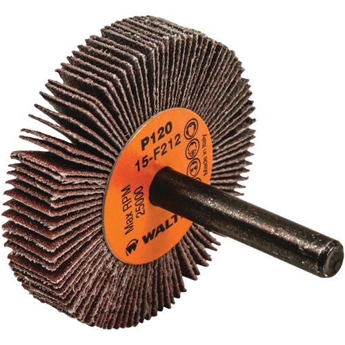 Flap Wheels-Coolcut Flap Wheels, Aluminum Oxide, 120 Grit, 2" x 3/8" x 1/4" CSL Industriel Inc.