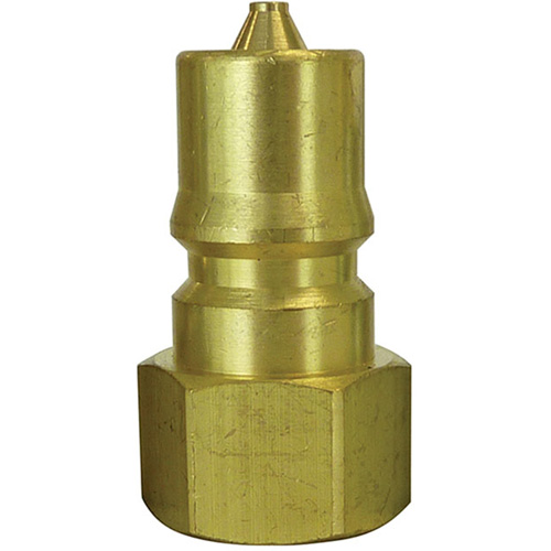 Hydraulic Quick Coupler Plug, 1" Dia., Brass CSL Industriel Inc.