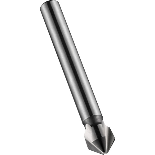 Fraise conique, 12,4 mm, Acier rapide, Angle de 90°, 3 cannelures CSL Industriel Inc.