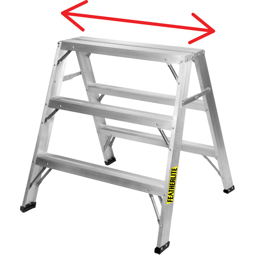 Chevalet de sciage industriel, 2' ha x 31,9375" la x 23,50" pr, Capacit&eacute; de 300 lb, Aluminium CSL Industriel Inc.