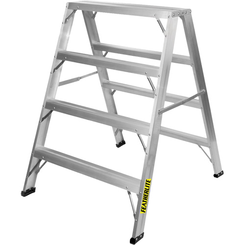 Industrial-Duty Sawhorse, 4' H x 34.6875" W x 39.50" D, 300 lbs. Capacity, Aluminum CSL Industriel Inc.
