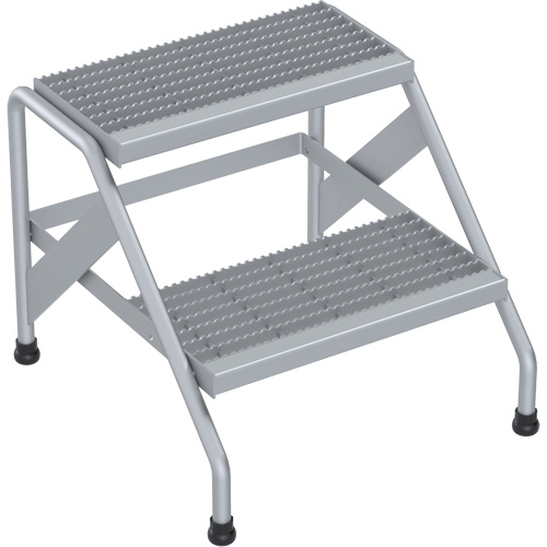Escabeau en aluminium, 2 marche(s), 22-13/16" la x 24-9/16" lo x 20" h, Capacit&eacute; 500 lb CSL Industriel Inc.