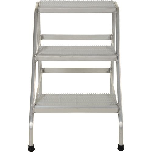 Escabeau en aluminium, 3 marche(s), 22-13/16" la x 34-9/16" lo x 30" h, Capacit&eacute; 500 lb CSL Industriel Inc.