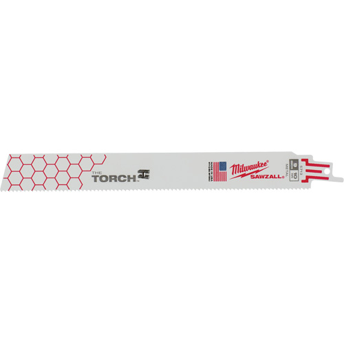 Lames The Torch Sawzall, Bim&eacute;tal, 10 Dents par pouce, 9" lo x 1" la CSL Industriel Inc.