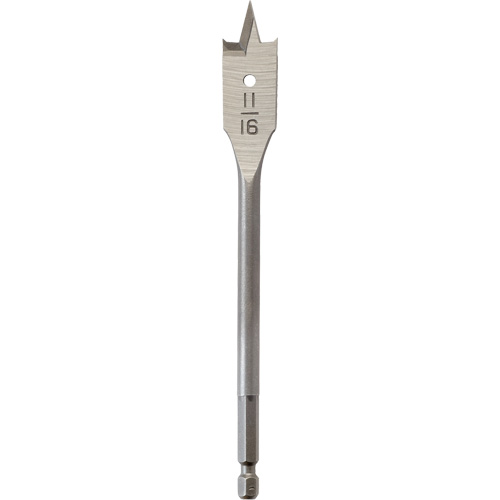 M&egrave;che plate, Diam&egrave;tre de 11/16", Tige 1/4" hex, Longeur de 6-1/8" CSL Industriel Inc.