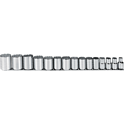 Jeu de douilles, 15 Mcx, Prise de 1/2" CSL Industriel Inc.