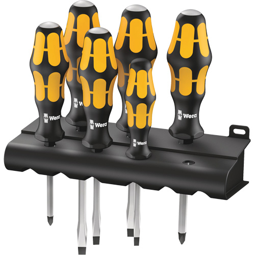 Jeu de tournevis s&eacute;rie 900 Chiseldriver et support, 6 mcx CSL Industriel Inc.