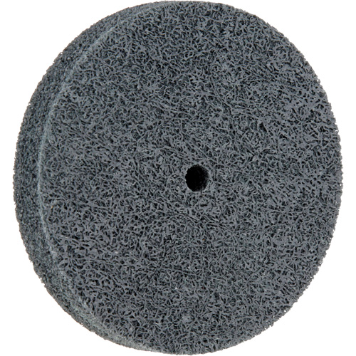 Meule homog&egrave;ne &agrave; faible densit&eacute; de s&eacute;rie 500 Standard Abrasives, 3" x 1/2", Arbre de 1/4", Grain de Fin, Carbure de silicium CSL Industriel Inc.