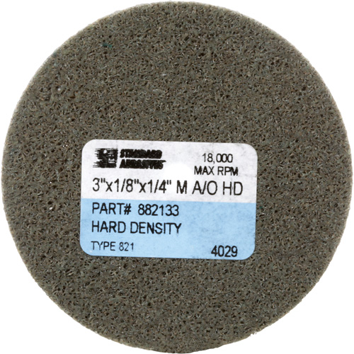 Disque unitaris&eacute; Standard Abrasives, 3" x 1/8", Arbre de 1/4", Grain de Moyen, Oxyde d'aluminium CSL Industriel Inc.