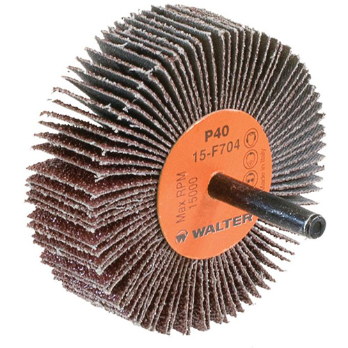 COOLCUT Flap Wheel, Aluminum Oxide, 40 Grit, 3" x 1" x 1/4" CSL Industriel Inc.