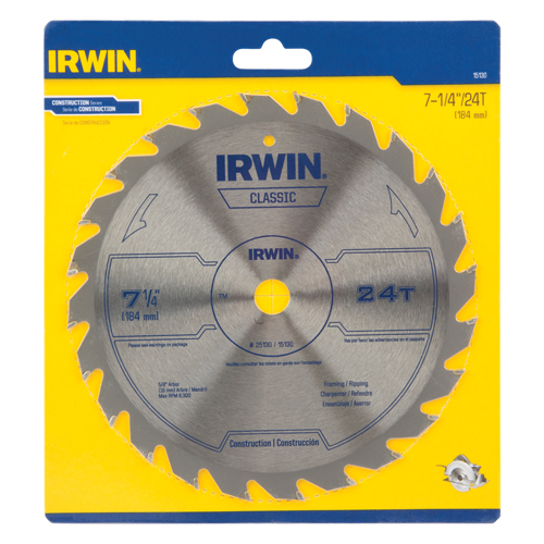 Contractor Saw Blades - Classic Series Saw Blades, 7-1/4", 24 Teeth, Wood Use CSL Industriel Inc.