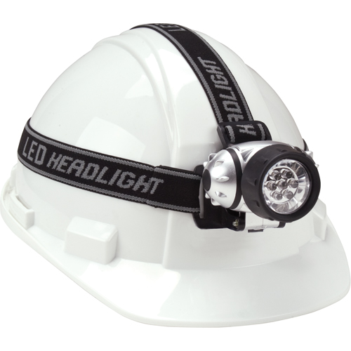 Lampe frontale, DEL, 28 lumens, 20 hres de fonctionnement, piles AAA CSL Industriel Inc.