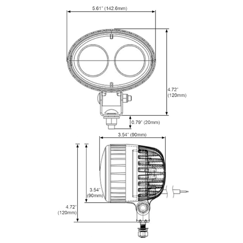 &eacute;clairage arri&egrave;re pour chariot &eacute;l&eacute;vateur CSL Industriel Inc.