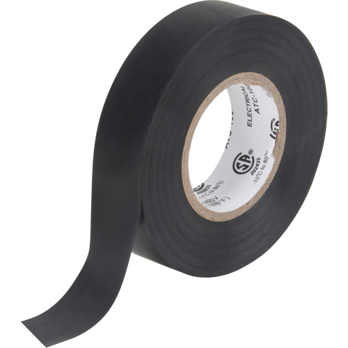 Electrical Tape, 19 mm (3/4") x 18 M (60'), Black, 7 mils CSL Industriel Inc.