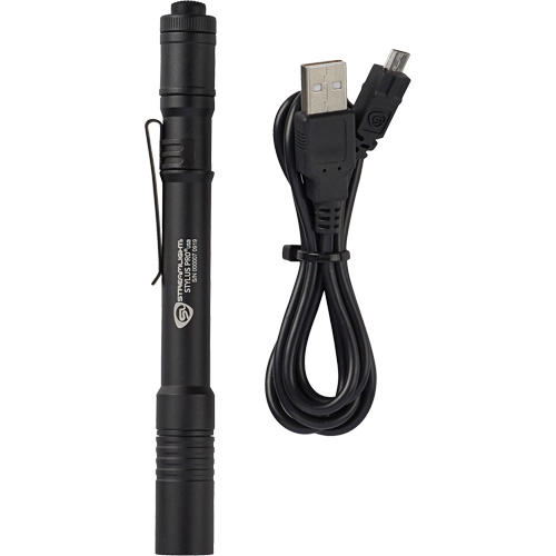 Lampe de poche stylo USB Stylus Pro, DEL, 350 lumens, Corps en Aluminium, piles Rechargeable, Compris CSL Industriel Inc.