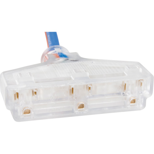 TPE-Rubber Extension Cord with Light Indicator, All-Weather, SJEOW, 12/3 AWG, 15 A, 3 Outlet(s), 25' CSL Industriel Inc.
